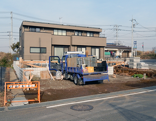 基礎工事開始 基礎工事開始
