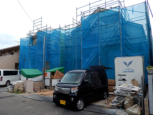 ローコスト物件二棟建築中 ローコスト物件二棟建築中