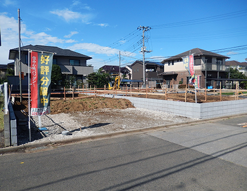 基礎工事開始 基礎工事開始