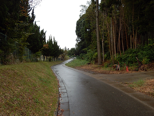 愛宕中学校裏通学路 愛宕中学校裏通学路